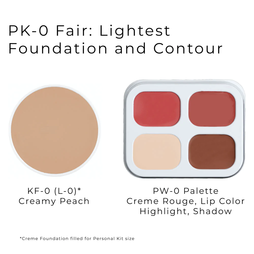 Ben Nye Student Creme Personal Kit - Fair-Lightest PK-0 PK0