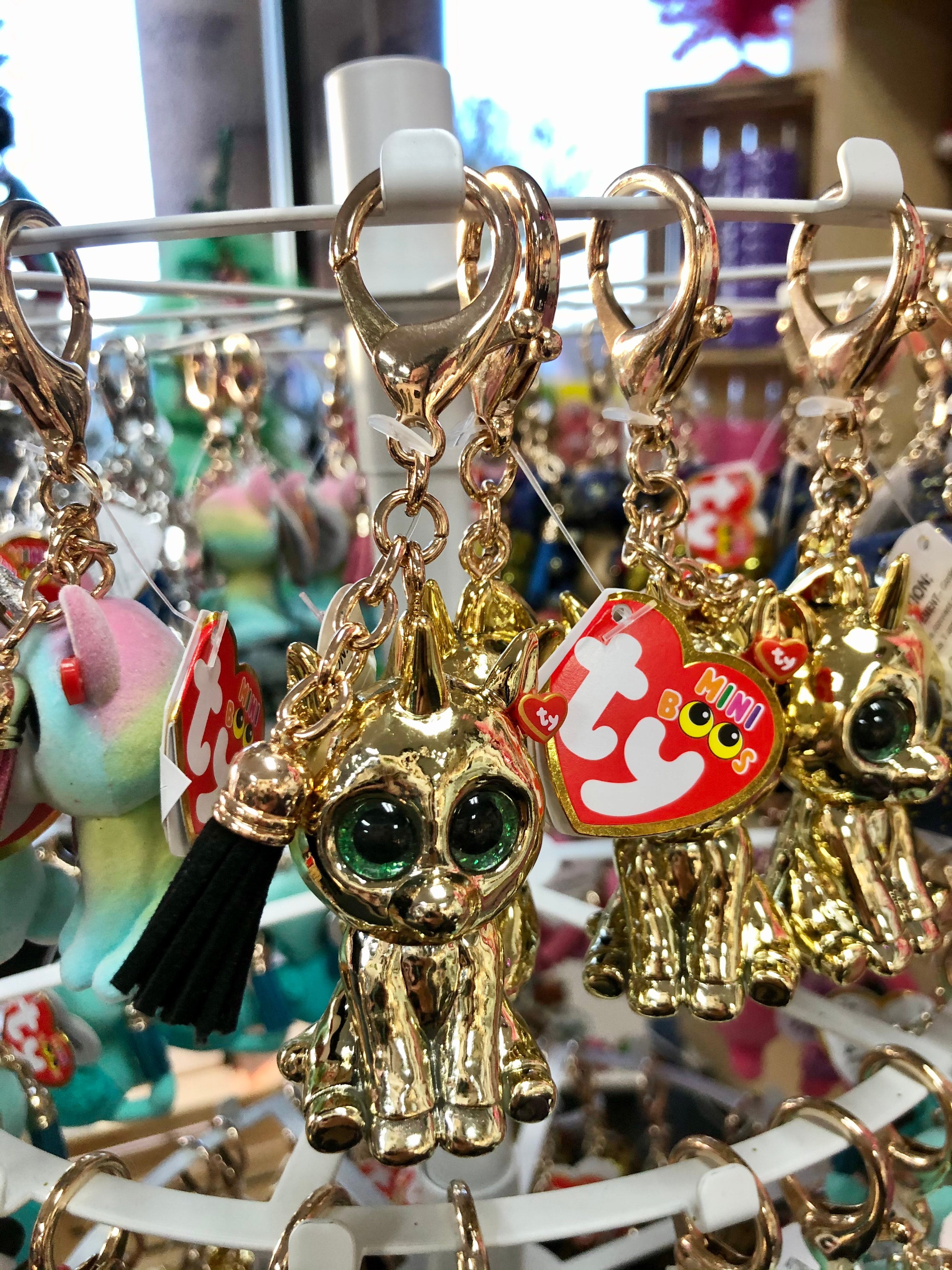 アクセサリー t.y TY Saffire Dragon Mini Boo Clip / Bag Tag / Keychain | Nathalie