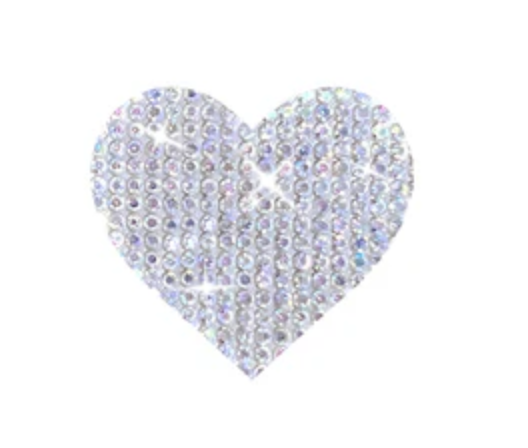 blossom organics natural lubricant Neva Nude Razzle Dazzle Crystal Jewel Sparkle I Heart U Nipple Cover  Pasties BLI-RAZ-HRT