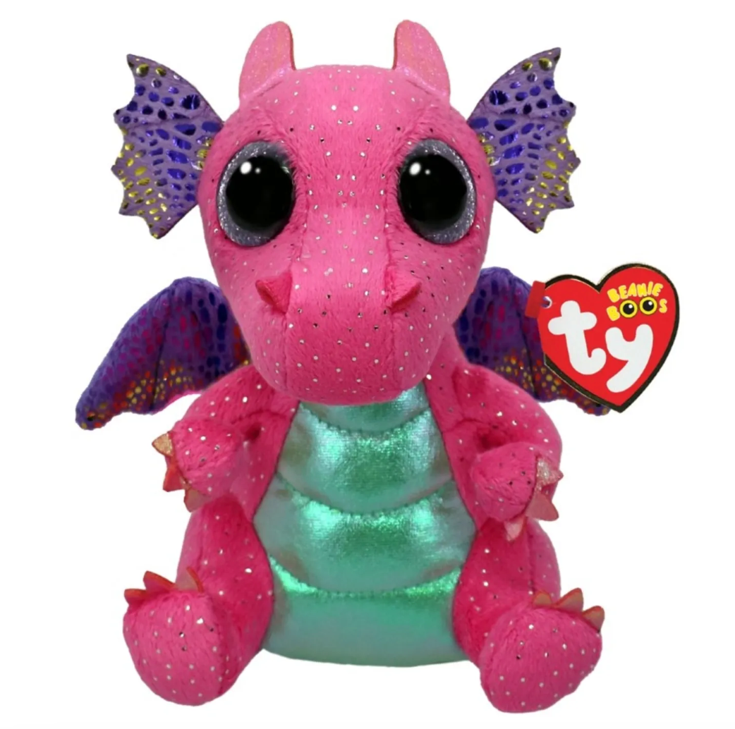 pink dragon plush toy