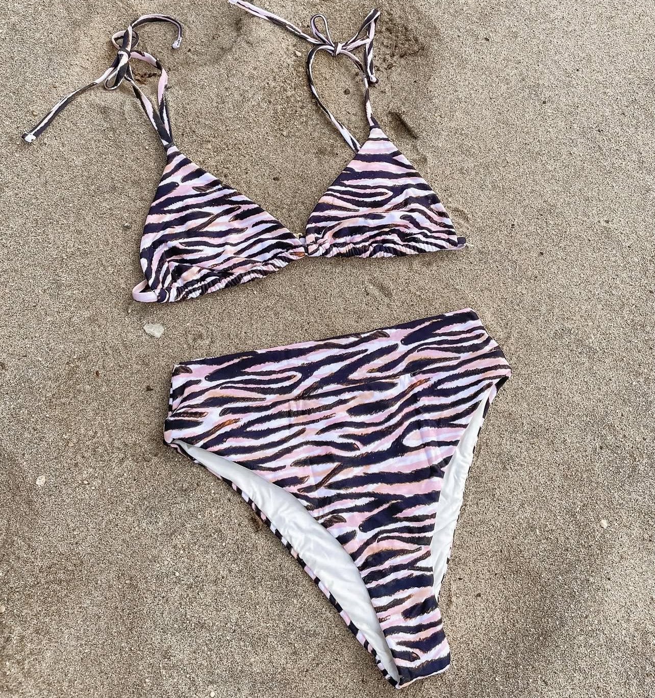 Bengal Tulum Tie-Tri Top Animal Print Swimwear 2026