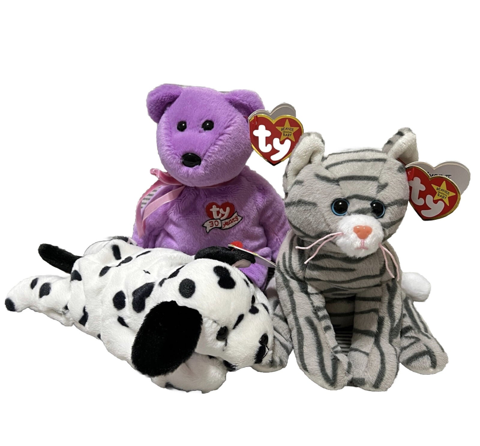 purple teddy bear ty