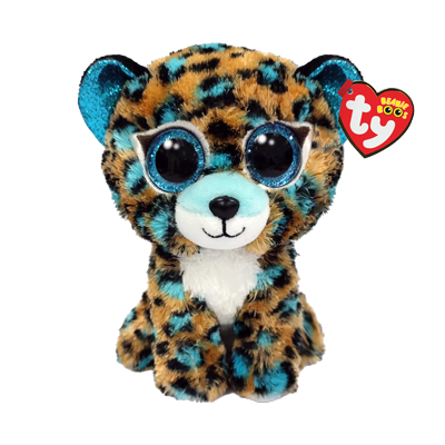 TY Cobalt Blue eared Leopard Regular Beanie Boo Toy 36691 Nathalie Co. Dancewear I Swimwear I Activewear
