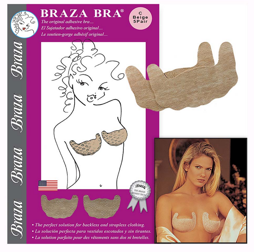 Braza Bra backless, Strapless, Water proof, Disposable Adhesive Bra